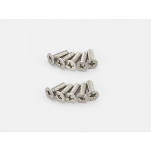 Flat Head Screw(Titanium/M3x10/10pcs) 1-S33010T