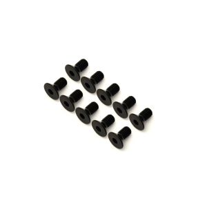 Flat Head Screw(Hex/M4x8/10pcs) 1-S34008H
