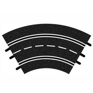 132/124 カーブ 1/60° 3pcs  [No.20020571-1]