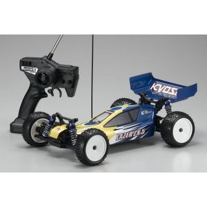 R/C ELECTRIC POWERED 4WD RACING BUGGY LAZER ZX-5 readyset Yellow Blue 30861T2