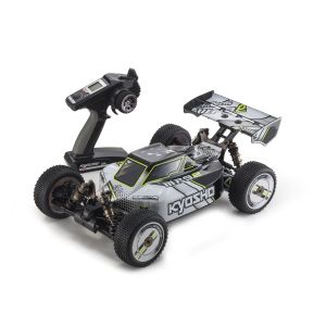 インファーノMP9e TKI カラータイプI : ホワイト/ブラック 1/8 EP 4WD レディセット 30874T1