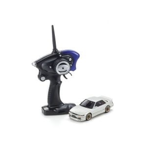 ミニッツAWD MA-020スポーツ レディセット 日産 シルビア K’s(S13) エアロ パールホワイト LED付 【ドリフトタイヤ標準装着済み】 32134PW