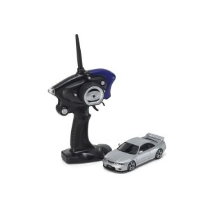 ミニッツAWD MA-020スポーツ レディセット 日産 スカイライン GT-R Vスペック (R33) シルバー 【ドリフトタイヤ標準装着済み】 32139S