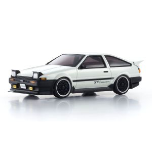 ミニッツプロ MA-020VE PRO +D Evo. MHS/ASFコンパチブル2.4GHzシステム ボディ/シャシーセット トヨタ スプリンタートレノ GTV AE86 ホワイト 32172GTV