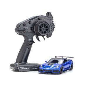 ミニッツRWDシリーズ レディセット シボレー コルベット ZR1 エルクハートレイクブルーメタリック LEDライトユニット付 32334BL
