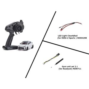 MINI-Z RWD MR-04 readyset Toyota GR YARIS Platinum White Pearl Mica 32360PW