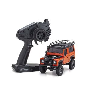 ミニッツ4×4 レディセット ランドローバー ディフェンダー 90 アドベンチャー フェニックスオレンジ/サントリーニブラック 32531MO