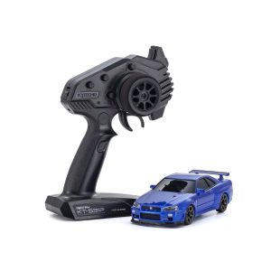 ミニッツAWD 日産 スカイライン GT-R R34 V.specⅡ ニュル メタリックブルー 32629MB