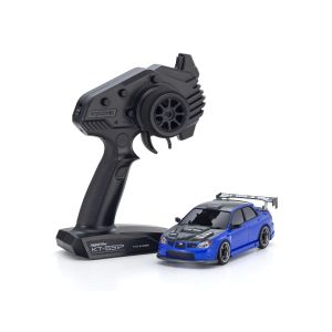 ミニッツAWD スバル インプレッサ エアロバージョン with カーボンボンネット メタリックブルー 32653BL