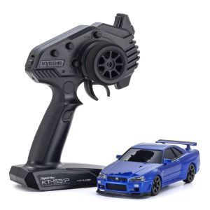 ミニッツAWD 日産 スカイラインGT-R R34 V.specⅡニュル メタリックブルー 32658MB