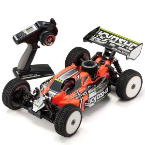 1/8スケール ラジオコントロール 21エンジン 4WDレーシングバギー レディセット インファーノ MP10 カラータイプ1 レッド 33025T1S