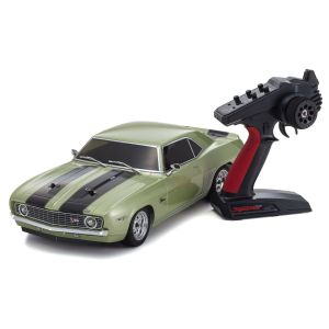 1/10 EP 4WD フェーザーMk2 FZ02 レディセット 1969 シボレー カマロ Z/28 フロストグリーン 34418T2