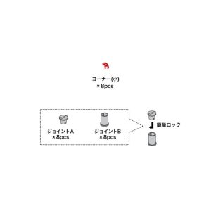 ミニッツカーペットトラック50 90度フェンスセット(8pcs) 87211-01