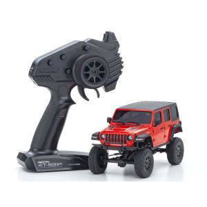 ミニッツ4×4 レディセット ジープ ラングラー アンリミテッド ルビコン ファイアークラッカーレッド 32521R