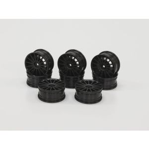 Aero 24 Wheel (15-Spork/Black) 8pc 92012-8BKC