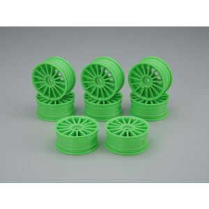 エアロ24ホイル(15本スポーク/蛍光グリーン)8個入り  92012-8KGC