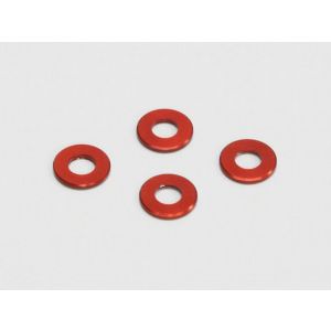 Aluminum Color (3x6x0.5mm/Red/4pcs) 97041-05R