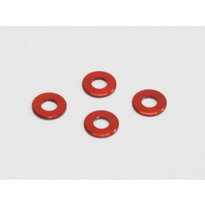 Aluminum Color (3x6.5x0.75mm/Red/4pcs) 97042-075R