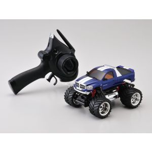 R/C Electric Monster Truck ASF2.4GHz MINI-Z MONSTER EX Dodge Ram metalic blue 30091MB