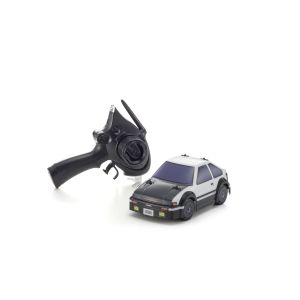 コミックレーサー MB-011+D ASF Toyota SPRINTER TRUENO AE86 レディセット ホワイト/ブラック【ドリフトタイヤセット付属】 32254W