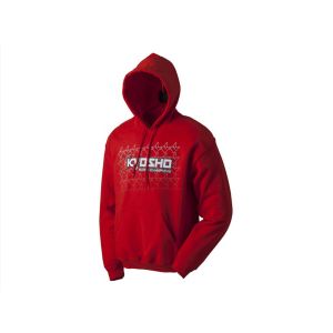 フード付スエットシャツ Kフェード 2.0 (レッド/L) 88004L