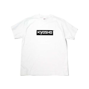 KYOSHO ボックスロゴ Tシャツ(ホワイト/Sサイズ) KOS-TS01W-SB