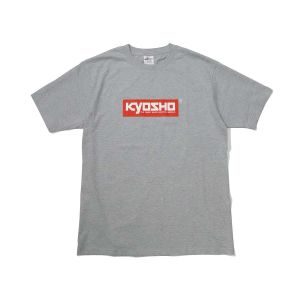 KYOSHO ボックスロゴ Tシャツ(グレー/Sサイズ) KOS-TS01GY-SB