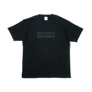 KYOSHO ボックスロゴ Tシャツ(ブラック/Lサイズ) KOS-TS01BK-LB