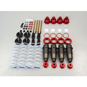 Aluminum Shock Set(Red/4pcs/Scorpion XXL SXW010