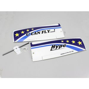 主翼セット ブルー サーボ付(U CAN FLY) A6551-11BL