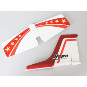 垂直水平尾翼セット レッド(U CAN FLY) A6551-13R