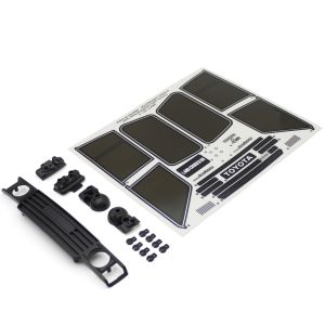 トヨタ ランドクルーザー 60 ボディタイプ1 グリルセット(黒) CLB001-01BK