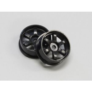 Wheel Set (18/Front/Black/2Pcs/dNaNo) DNH001BK-18F