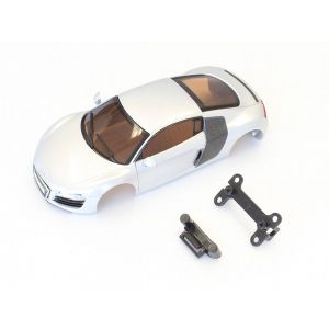 Ｄslot43 完成ボディセット Audi R8 2006 silver  DSP2010101