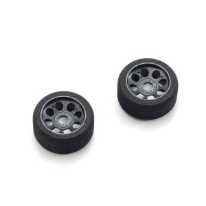 フロントタイヤH38ﾟ 接着整形済(2入/ブラック/ファントム EP) EFTH001BK