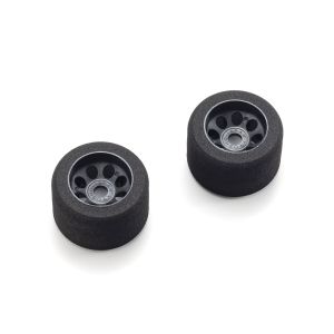 リヤタイヤL25ﾟ 接着整形済(2入/ブラック/FANTOM EP) EFTH005BK