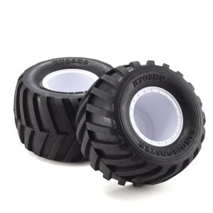 接着済みタイヤ＆ホイルセット(FZ02L-BT/ホワイト/ソフト/2入）EZTH001WSB