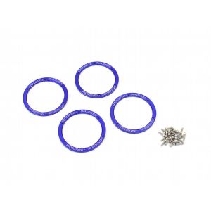 Aluminum Wheel Cover(Blue/4pcs/Sand Mast EZW003BL