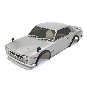 NISSAN SKYLINE 2000GT-R(KPGC10) Tuned Ver. Silver Decoration Body Set FAB606SL