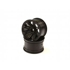 Rear Wheel/Black/2pcs (Dirt Hog） FAH204BK