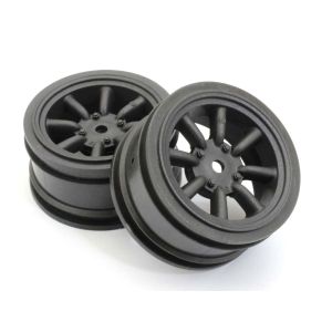 8スポーク ワタナベホイル（ブラックメタリック / 2本入）FAH706BK