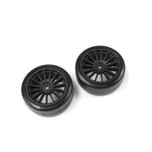 ドリフトタイヤ(接着済/ブラック/2pcs)FAZER Ve-X FAT302BK