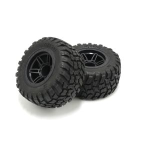 GluedTire ＆ Wheel Set (RAGE2.0/BK/2pcs) FATH501BK