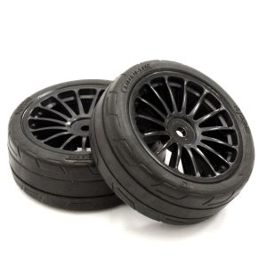 接着済タイヤFZ02(15本スポークホイル黒/TCタイヤM/(2本) FATH702BKMB