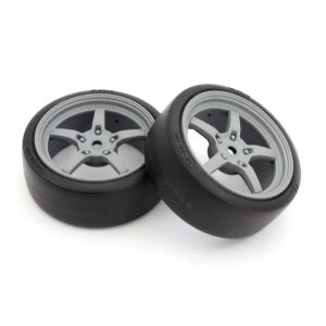 装着済ドリフトタイヤ FZ02 (5スポークレーシングホイル/2入) FATH705GYD