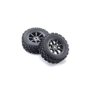 接着済みビンテージ ラリータイヤ FZ02-R(M)(8スポーク ワタナベホイール/ブラック メタリック/2本入) FATH709BKM