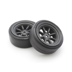 装着済ドリフトタイヤ FZD2(8スポーク ワタナベホイル/BK/2入) FATH710BKD