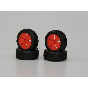 ホイル付ピンタイヤ(オレンジ/ミニインファーノ)  IHTH01KO