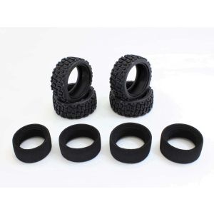 1/10 Rally COURAGIA タイヤ インナー付 (4入) JK3202SS