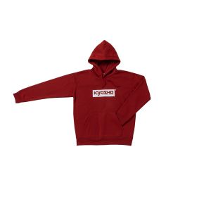 KYOSHO ボックスロゴ パーカー (バーガンディ/3L) KOS-PK01BG-XL